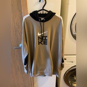 Nike Sportwear Hoodie Sweatshirt Workout Tan Black White Baseball Basketball